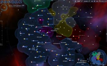 Вид империи - стратегическая карта